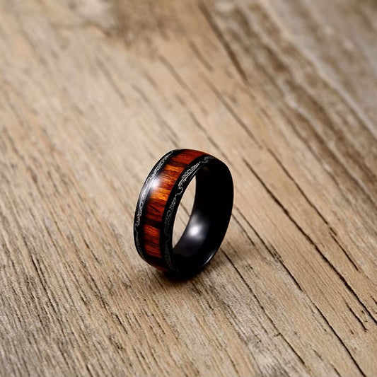 ANILLO LISO TIPO MADERA