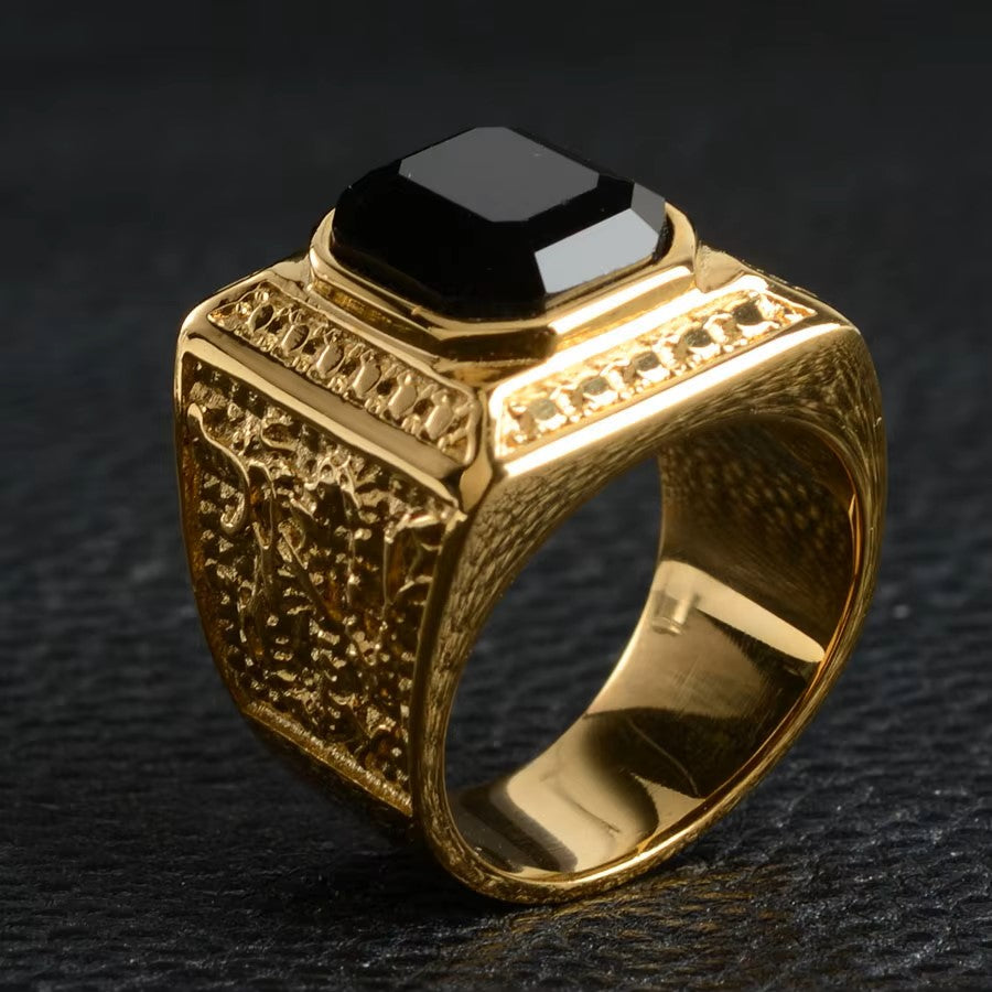 ANILLO CUADRADO PIEDRAS