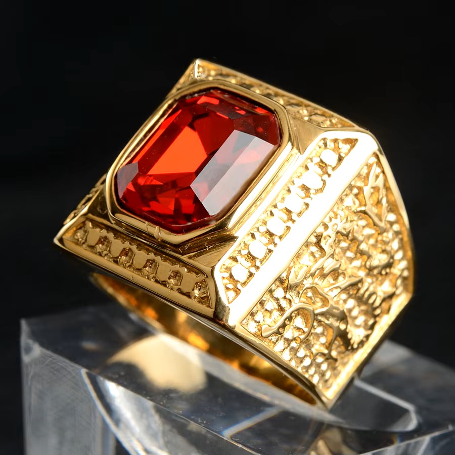 ANILLO CUADRADO PIEDRAS