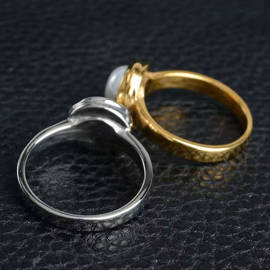 ANILLO ELEGANTE CON PERLA