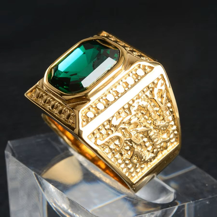 ANILLO CUADRADO PIEDRAS
