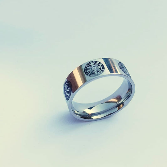 ANILLO SAN BENITO PLATEADO