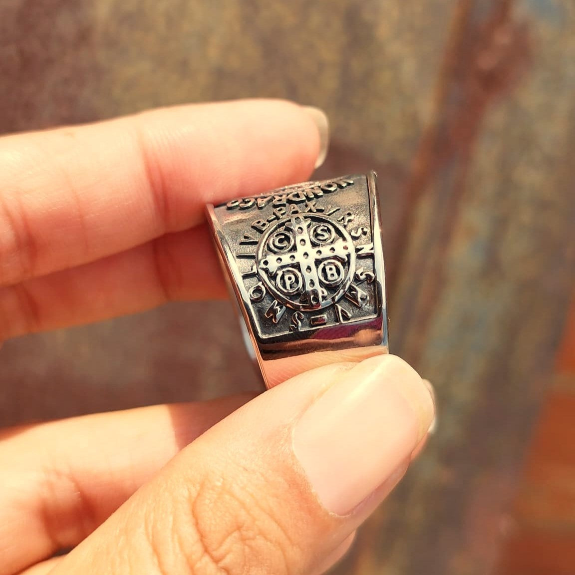 ANILLO SAN BENITO PLATEADO NEW