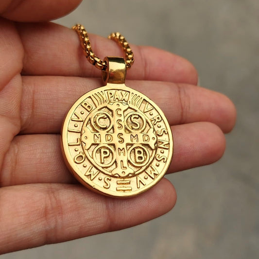 COLLAR SAN BENITO DORADO REVERSIBLE