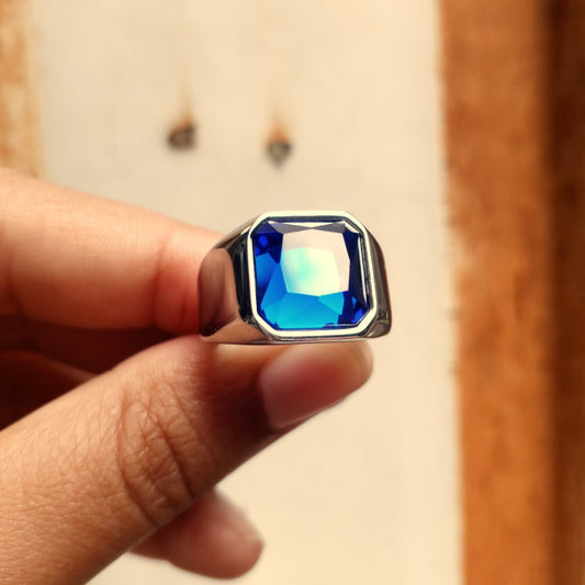 ANILLO PIEDRA AZUL