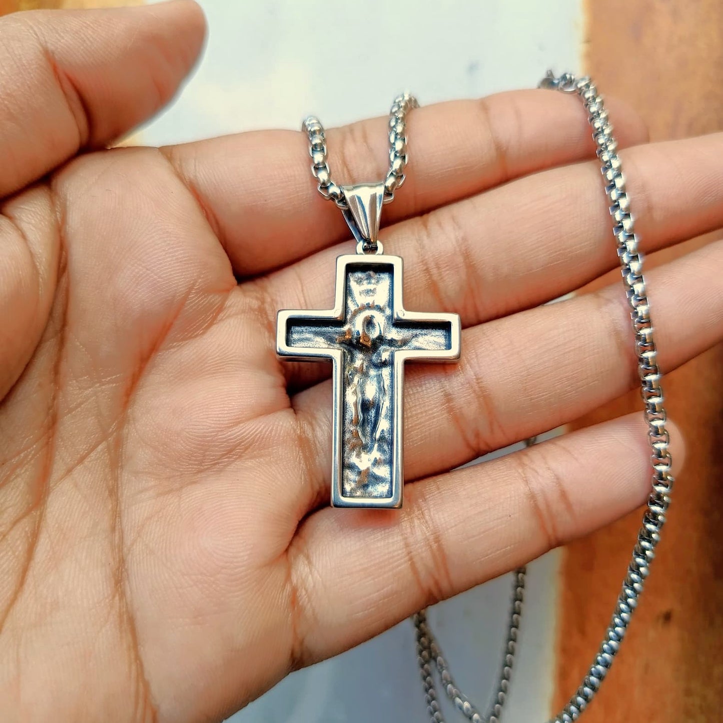COLLAR CRUZ CON JESUS