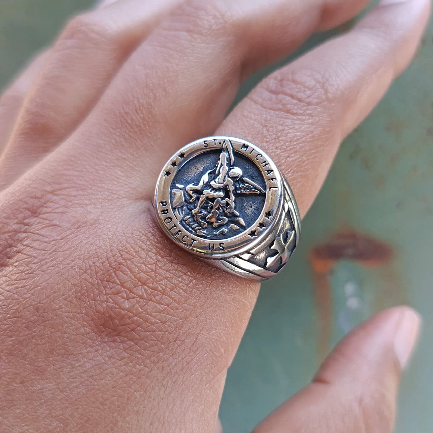 ANILLO SAN MIGUEL PLATEADO