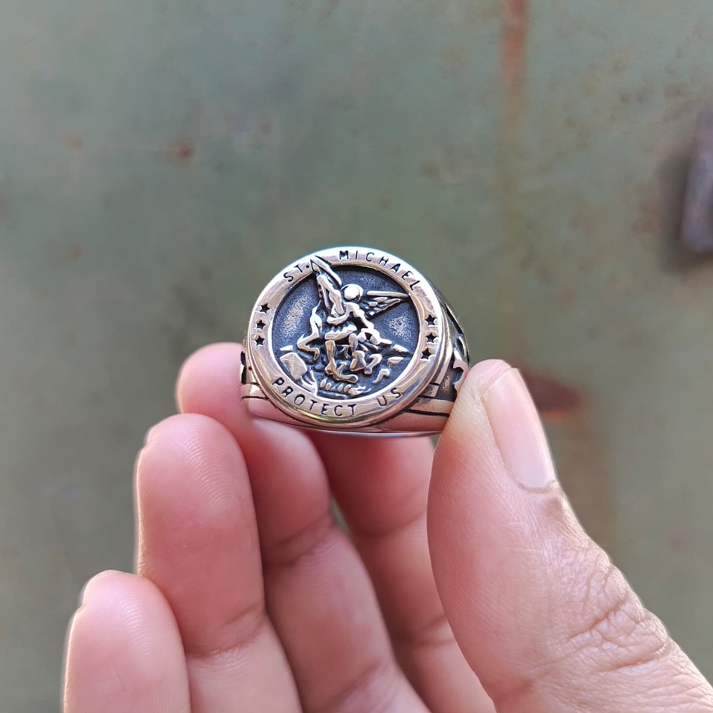 ANILLO SAN MIGUEL PLATEADO