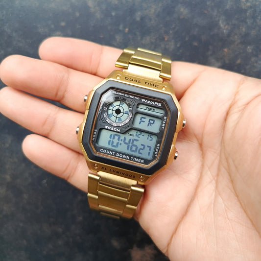 RELOJ DORADO ELEGANTE