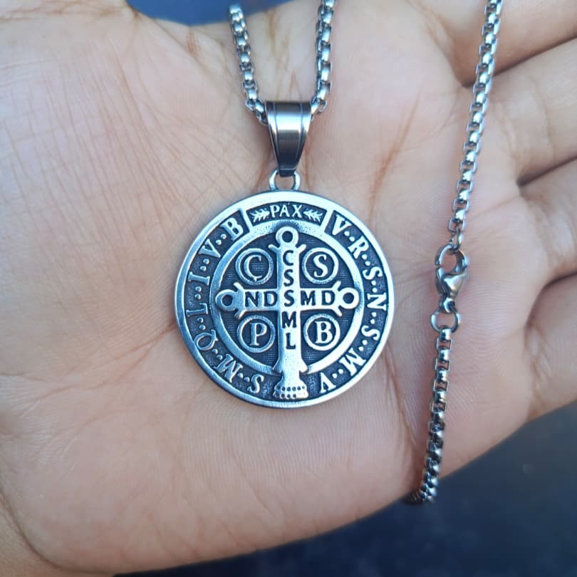 COLLAR SAN BENITO PLATEADO REVERSIBLE 2