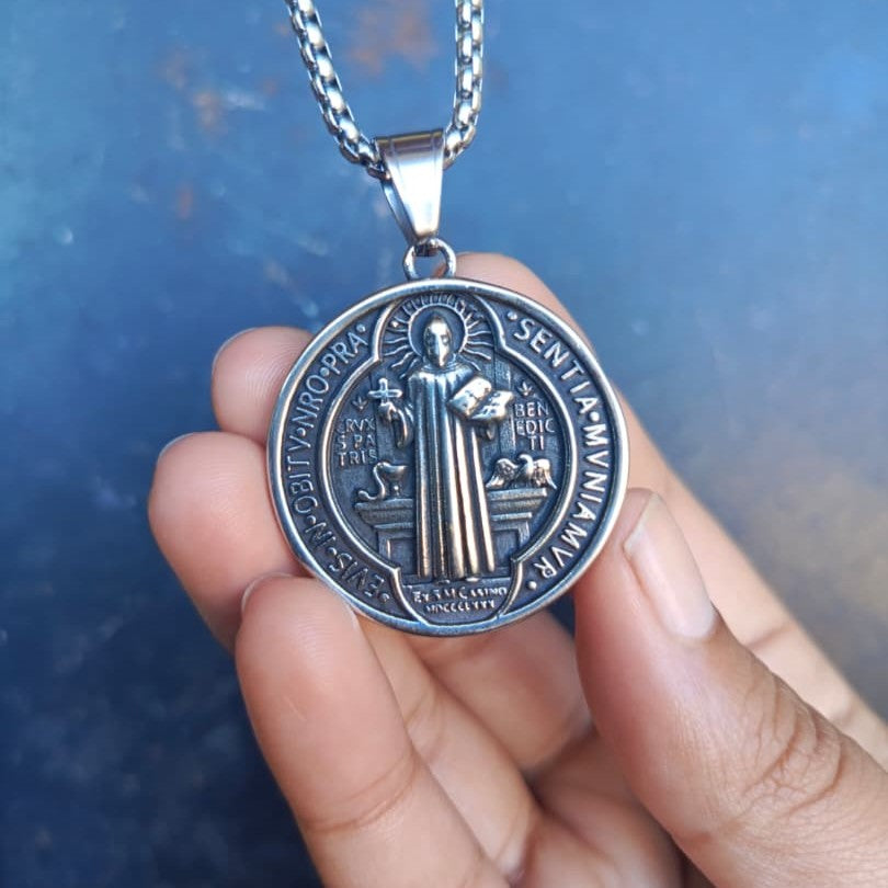 COLLAR SAN BENITO PLATEADO REVERSIBLE 2