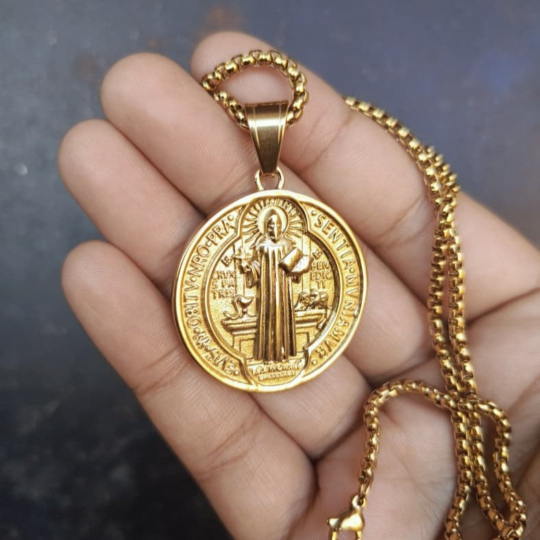 COLLAR SAN BENITO DORADO REVERSIBLE 2