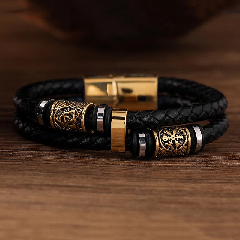 PULSERA VIKINGA DORADA