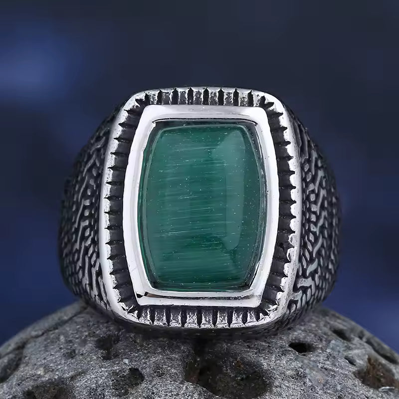 ANILLO PIEDRA VERDE