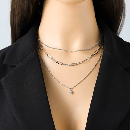 SET COLLAR Y PULSERA TRIPLE