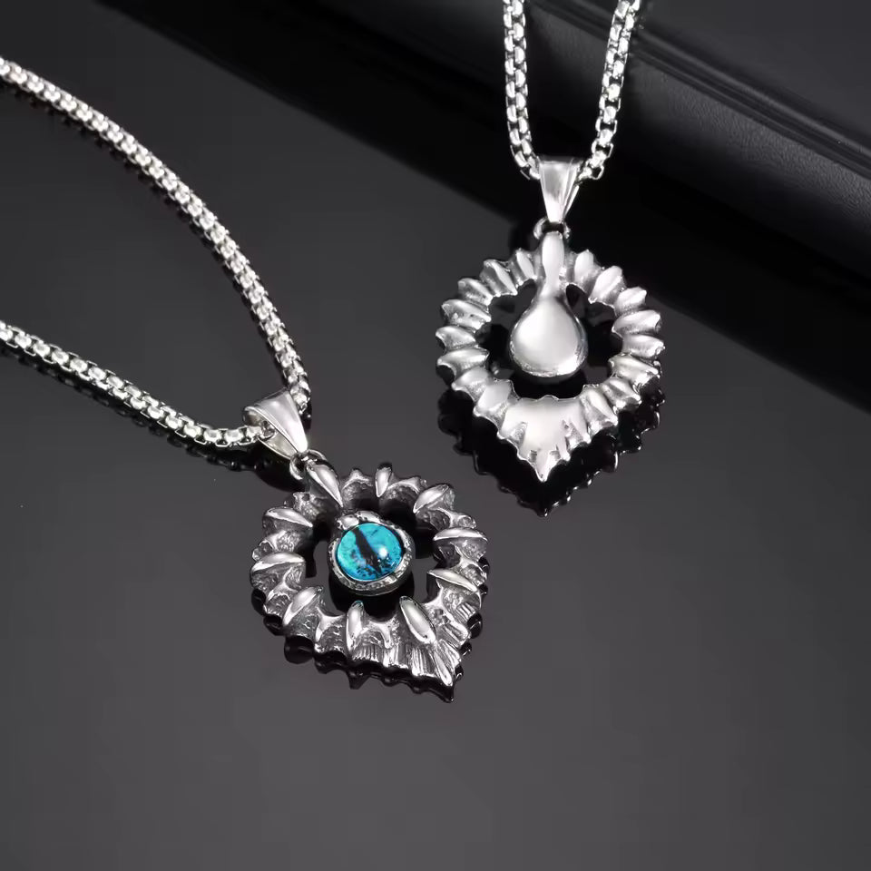 COLLAR OJO AZUL