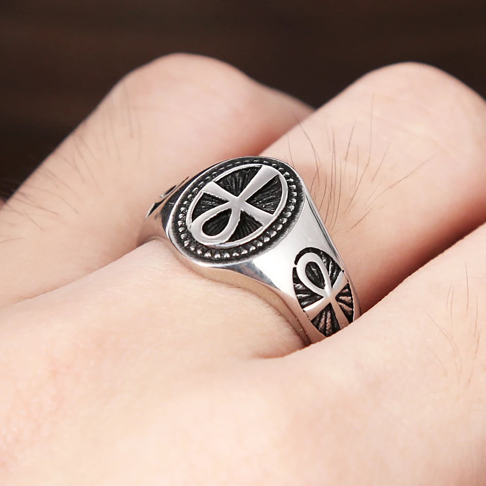 ANILLO CRUZ EGIPCIA