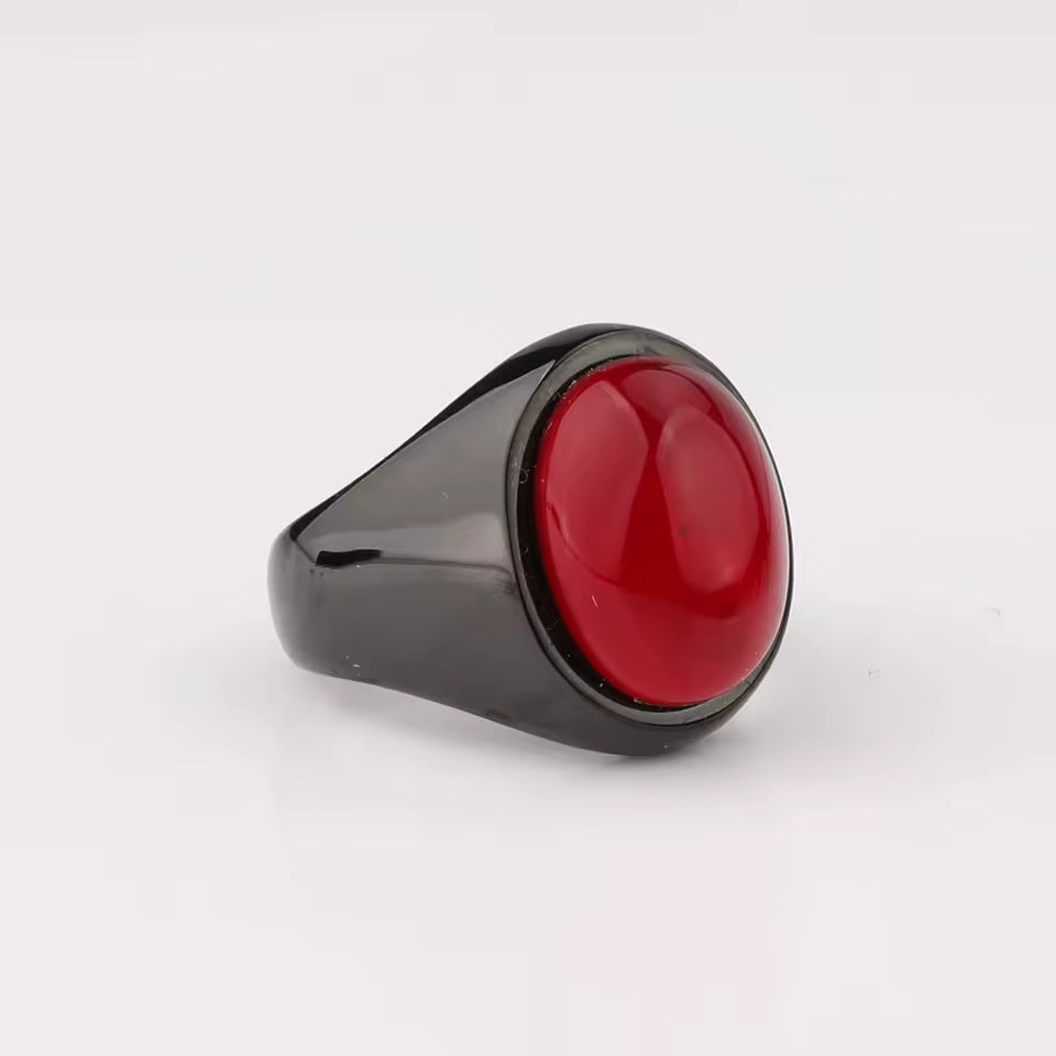 ANILLO PIEDRA ROJO