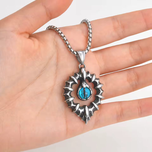 COLLAR OJO AZUL