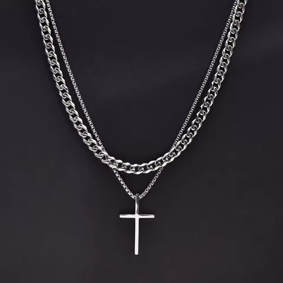 SET DE COLLAR CON CRUZ