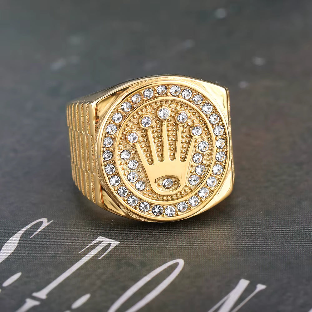 ANILLO CORONA CON CIRCONES