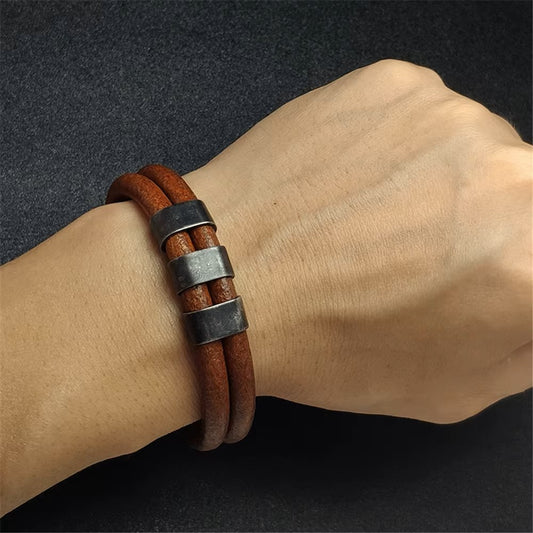 PULSERA DOBLE ENVEJECIDA
