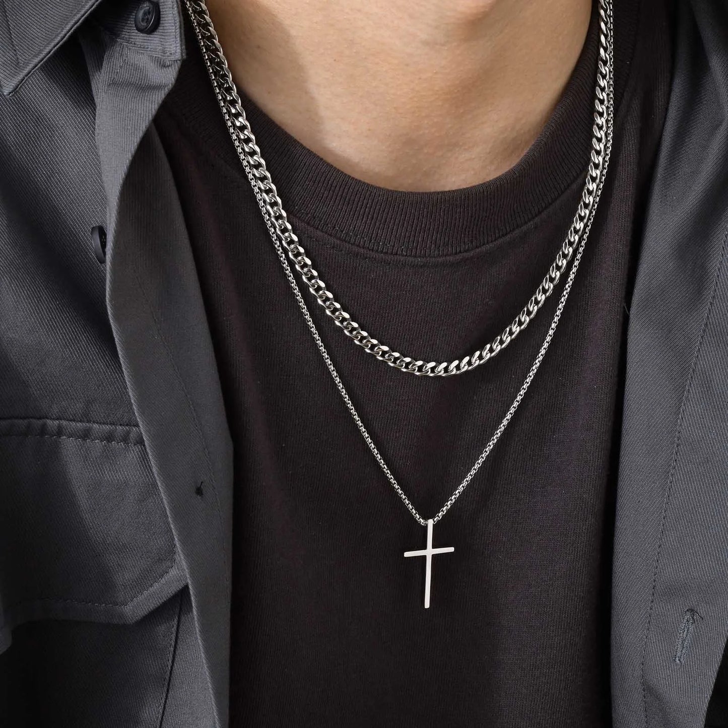 SET DE COLLAR CON CRUZ