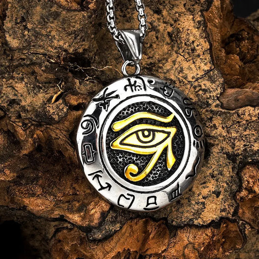 COLLAR EGIPCIO OJO DE HORUS