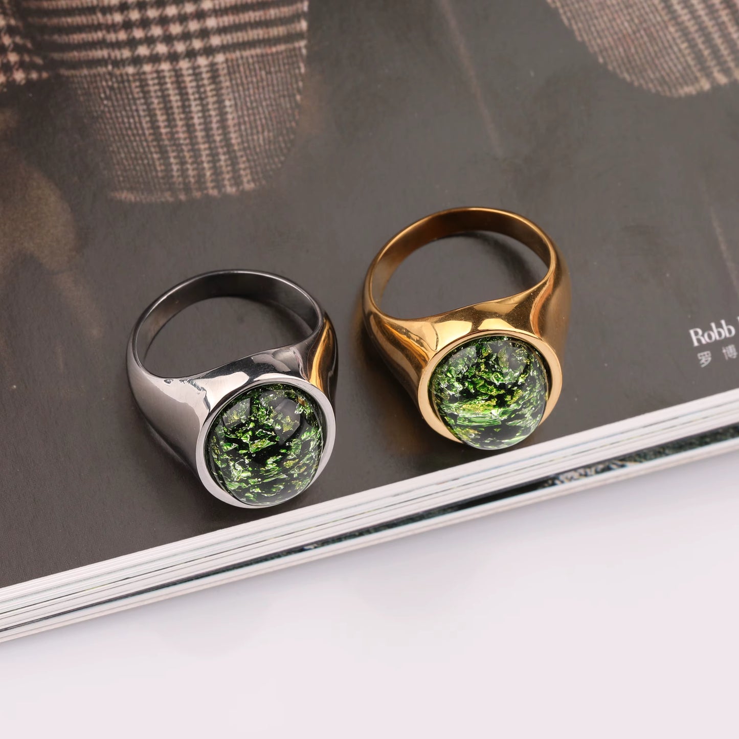 ANILLO PIEDRA CON DISEÑO 2