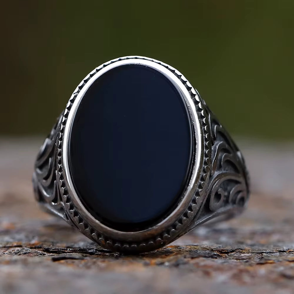 ANILLO VINTAGE OVALADO
