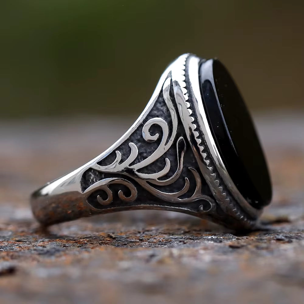 ANILLO VINTAGE OVALADO