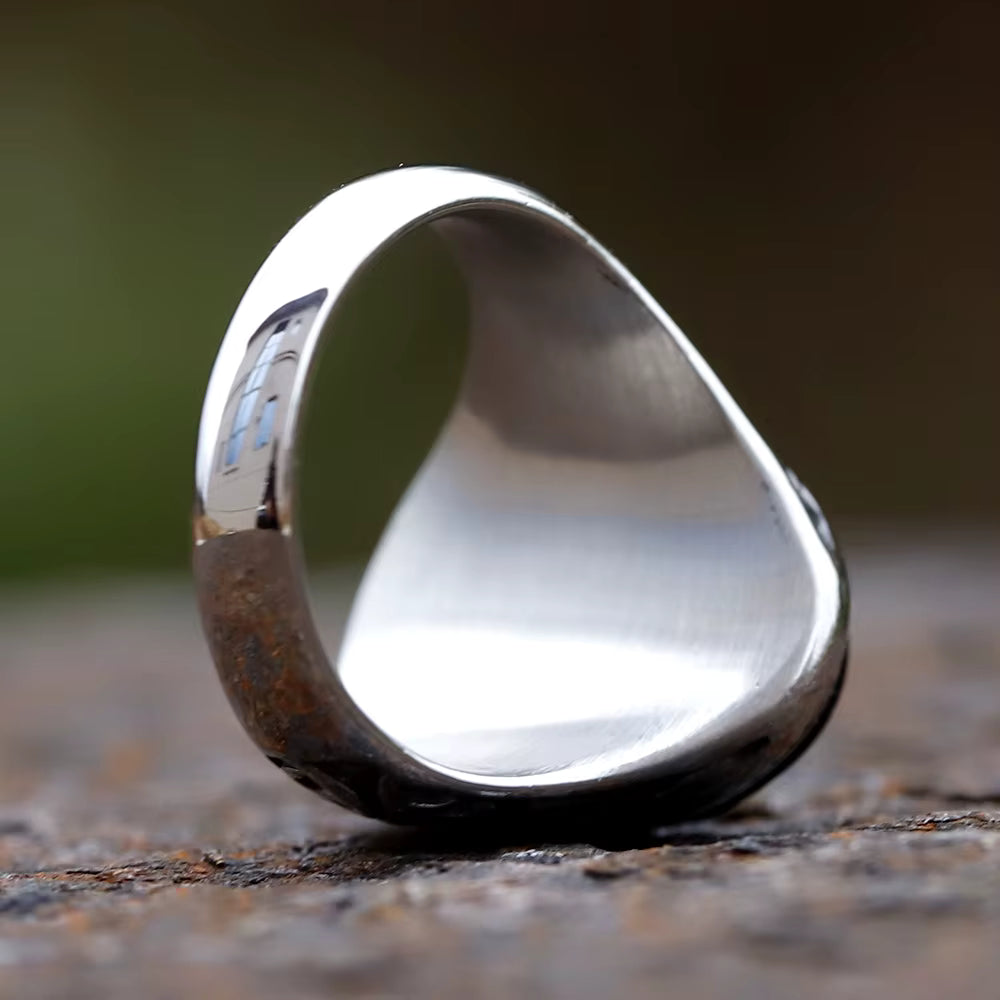 ANILLO VINTAGE OVALADO