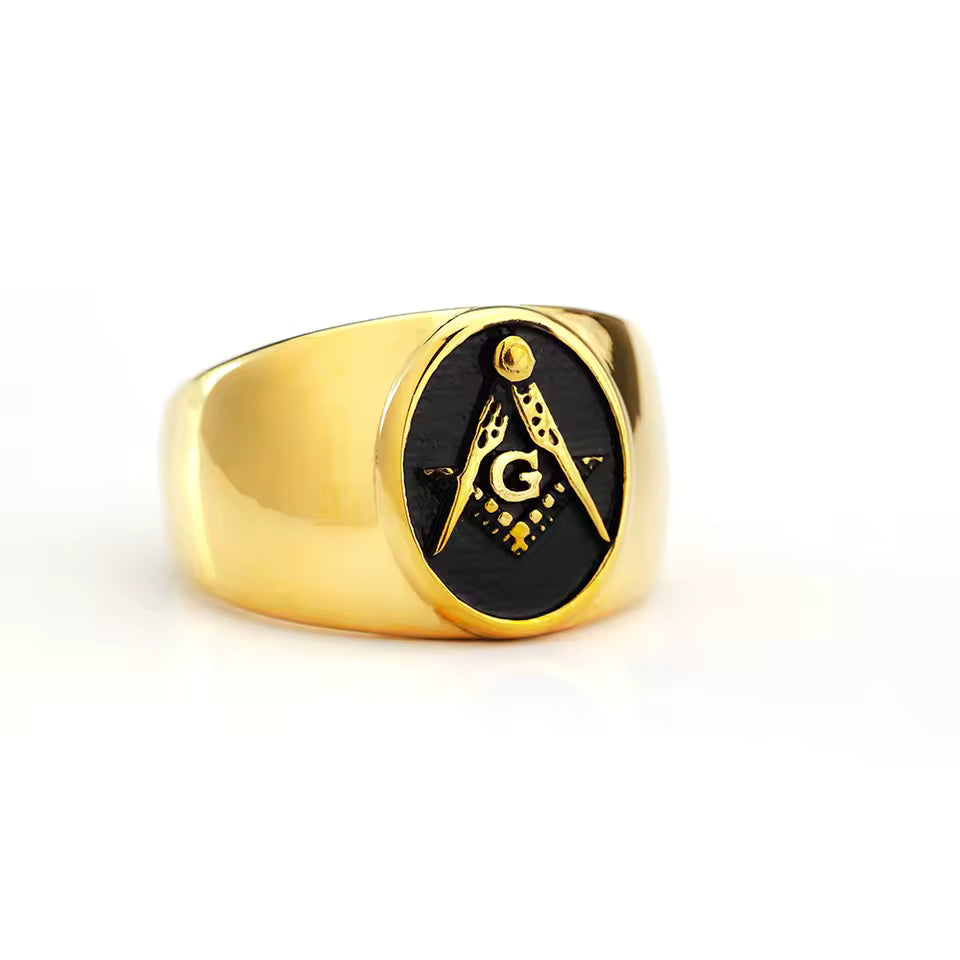 ANILLO MASON DORADO