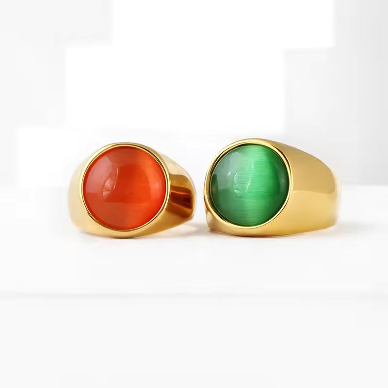 ANILLO PIEDRA REDONDA