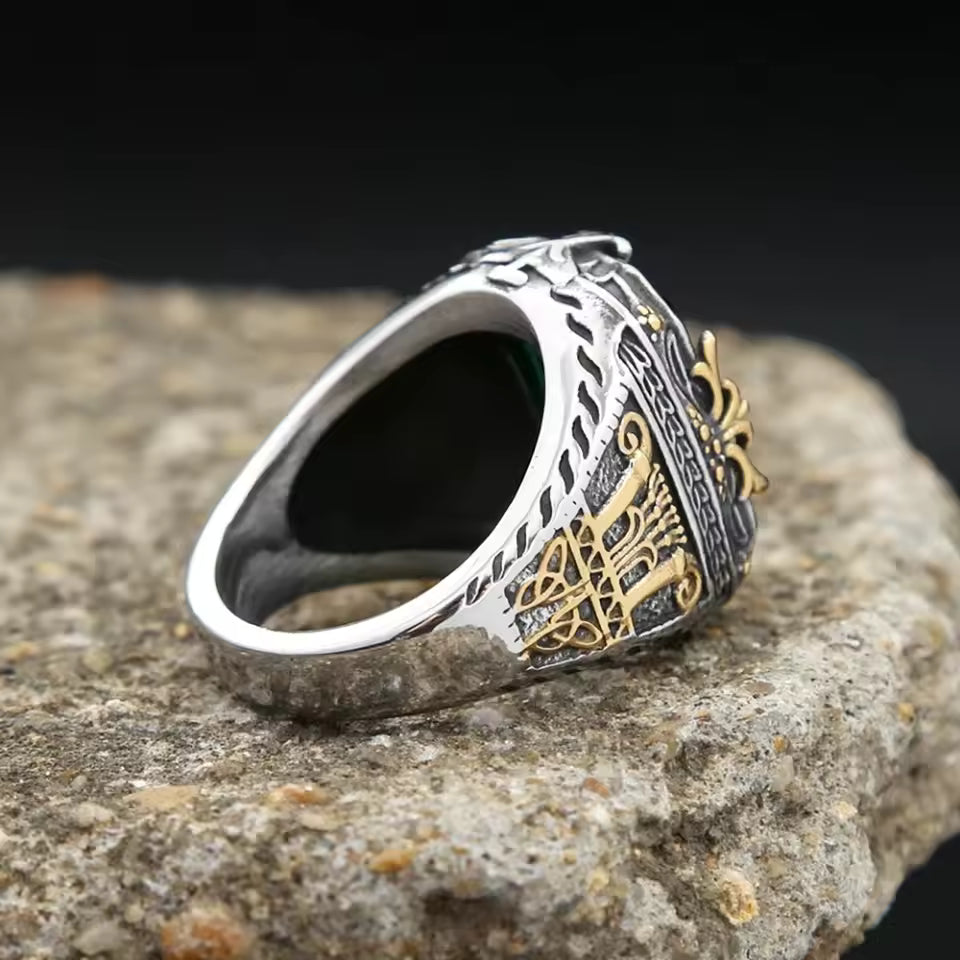 ANILLO PIEDRA VERDE