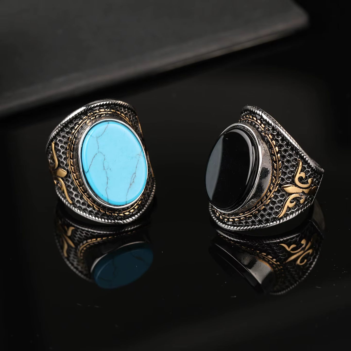 ANILLO PIEDRA OVALADA