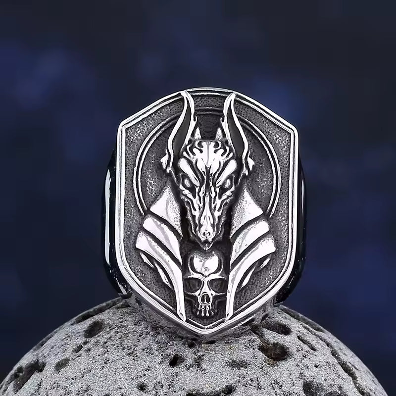 ANILLO ANUBIS EGIPCIO