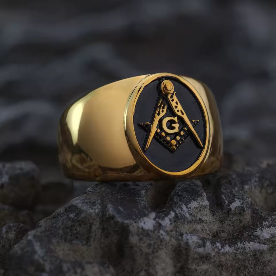 ANILLO MASON DORADO
