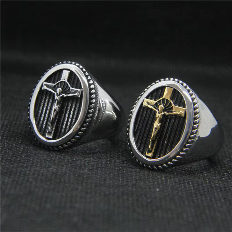 ANILLOS CRUZ CON JESUS