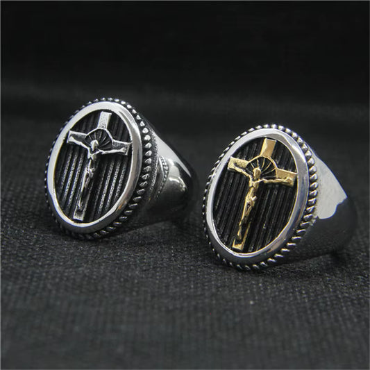 ANILLOS CRUZ CON JESUS
