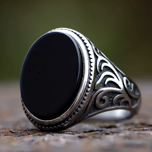 ANILLO VINTAGE OVALADO