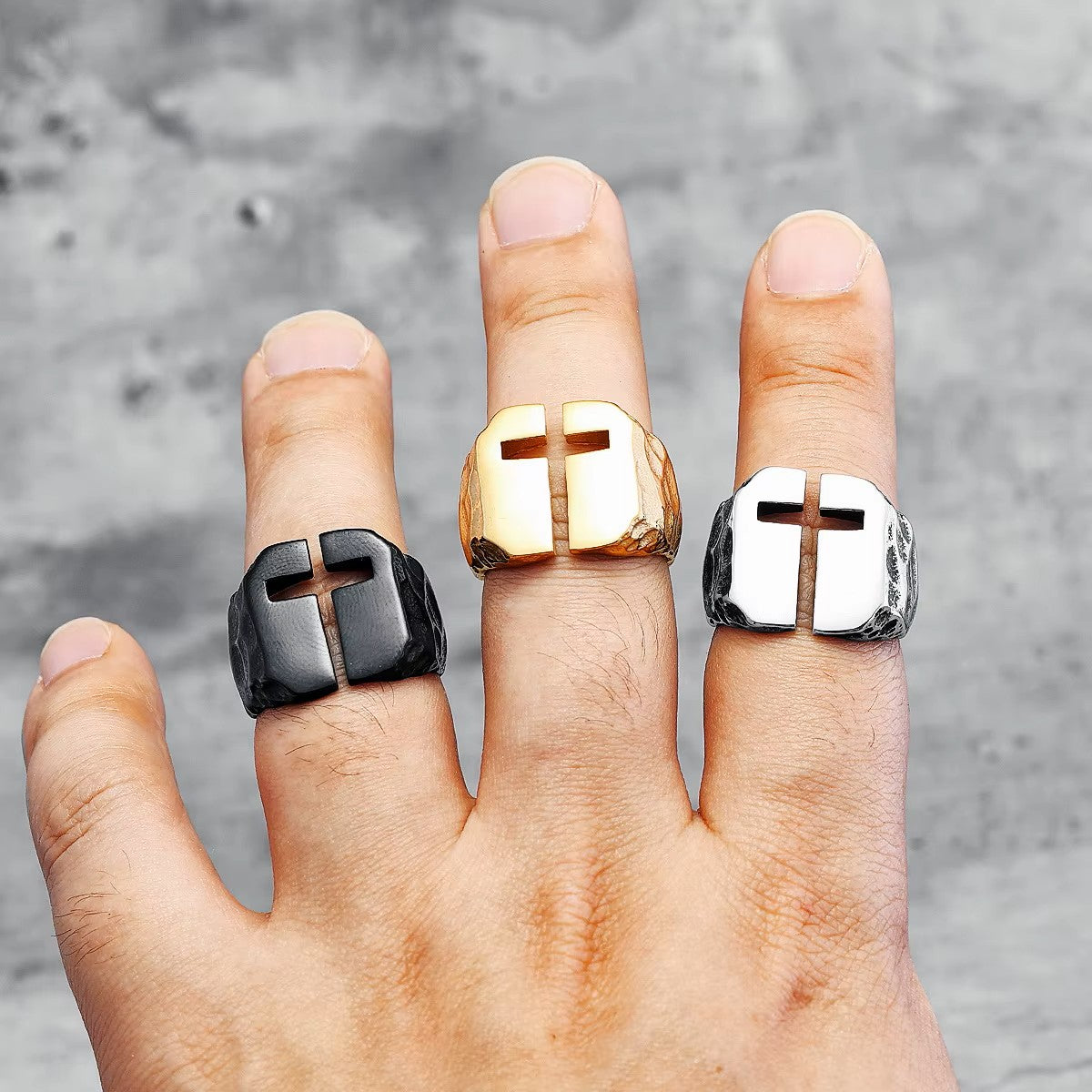 ANILLO CON CRUZ