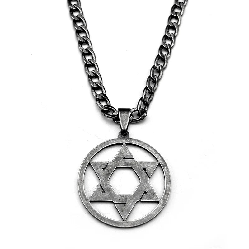 COLLAR ESTRELLA DE DAVID ENVEJECIDA