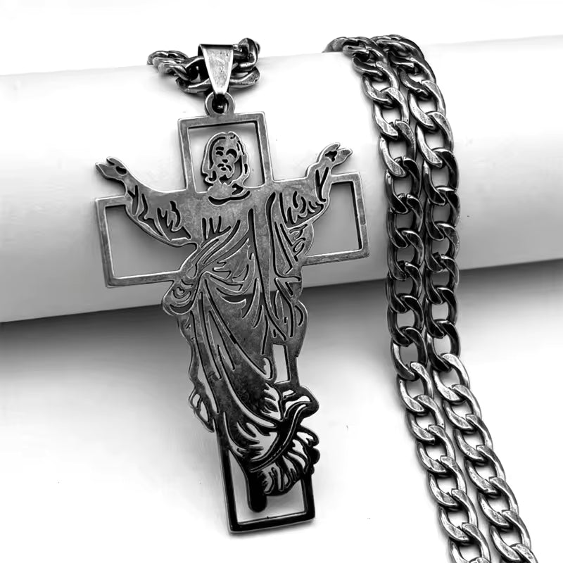 COLLAR JESUS ENVEJECIDO