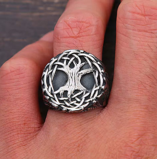 ANILLO ARBOL VIKINGO