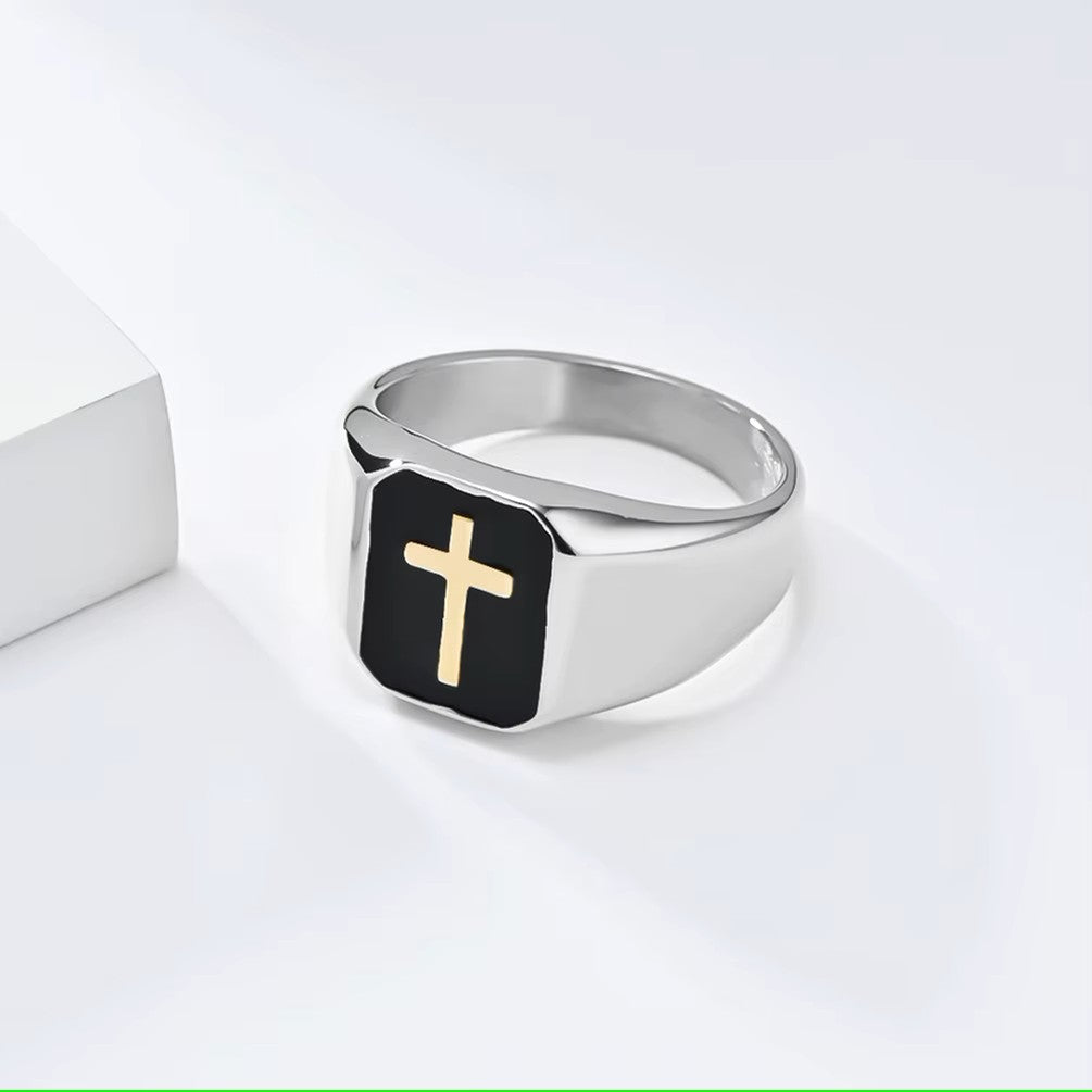 ANILLO RECTANGULAR CRUZ