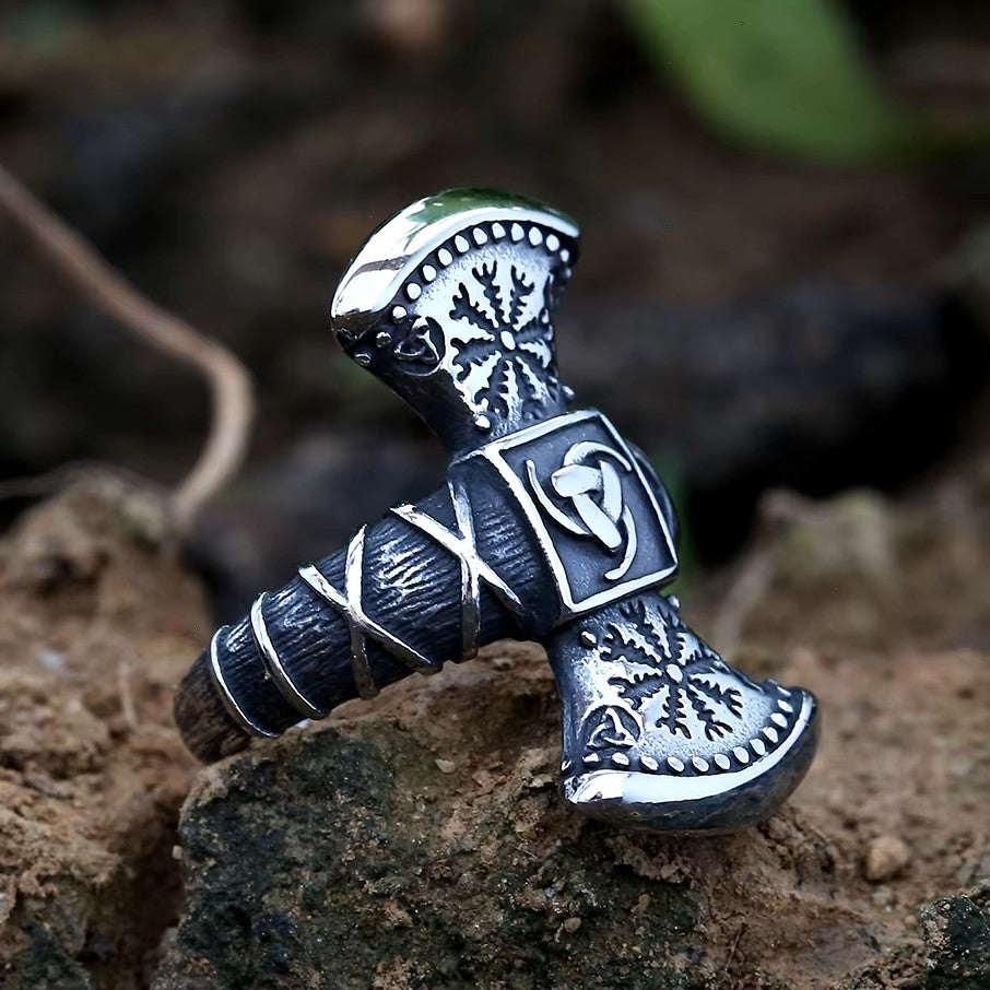 ANILLO HACHA VIKINGA