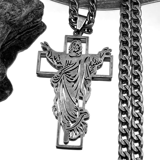 COLLAR JESUS ENVEJECIDO
