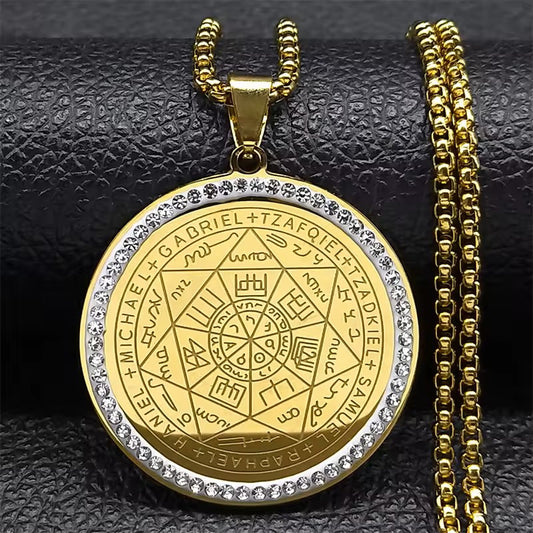 COLLAR 7 ARCANGELES CON CIRCONES