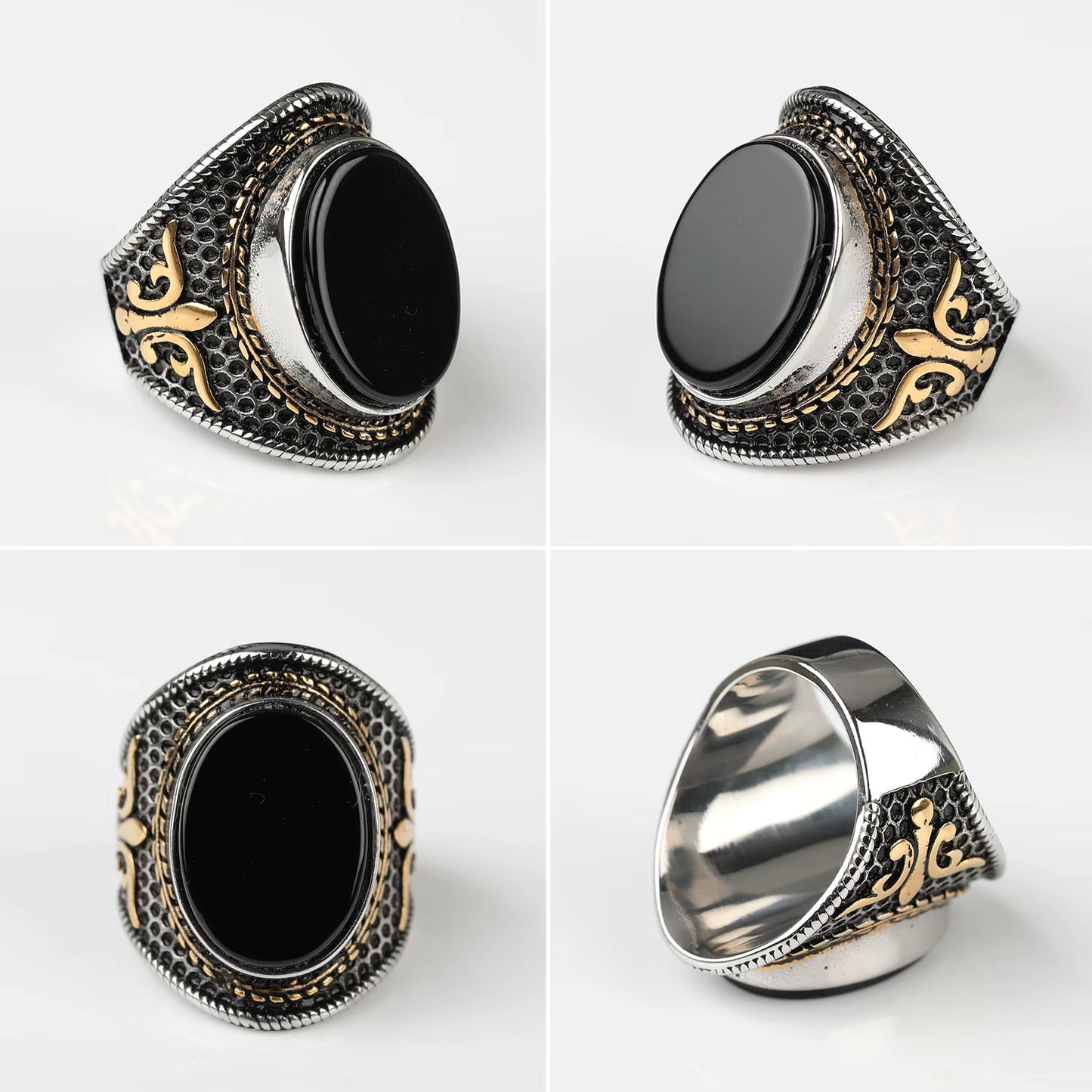 ANILLO PIEDRA OVALADA
